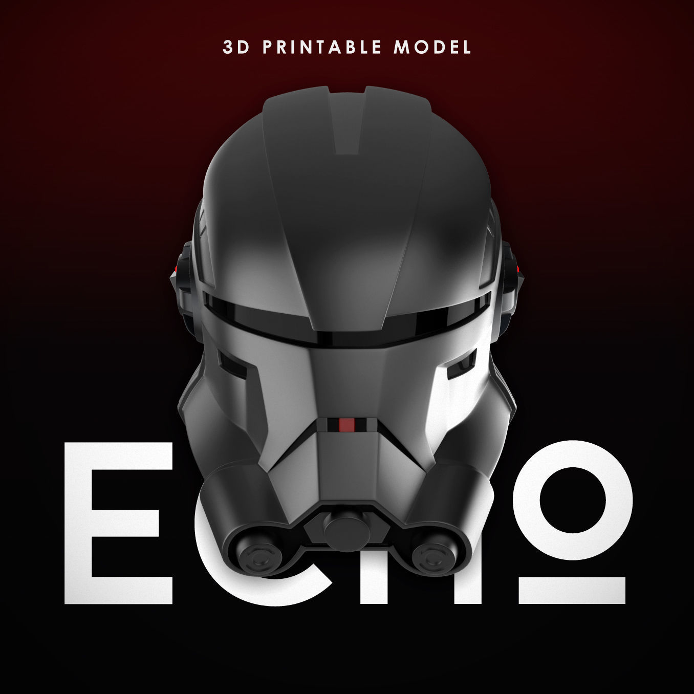 Bad Batch Echo Helmet 3D print model_5