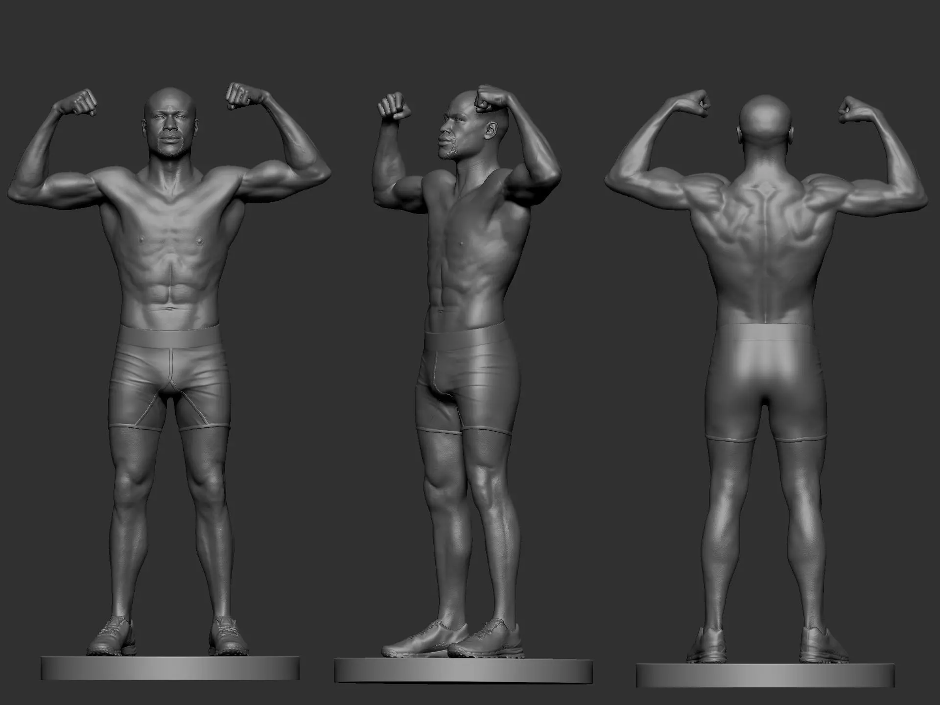 Floyd Mayweather Figure for 3d Printing 3D print model 3D print model_0