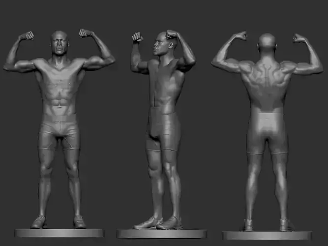 Floyd Mayweather Figure for 3d Printing 3D print model 3D print model