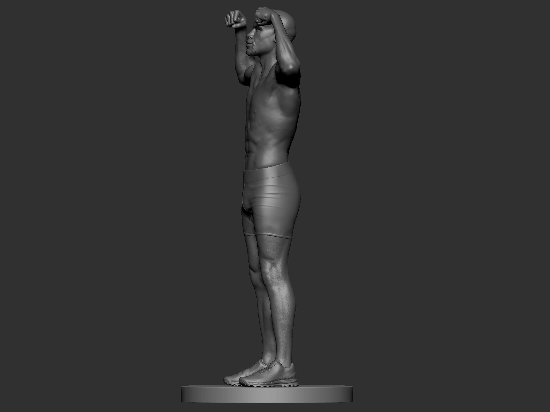 Floyd Mayweather Figure for 3d Printing 3D print model 3D print model_10