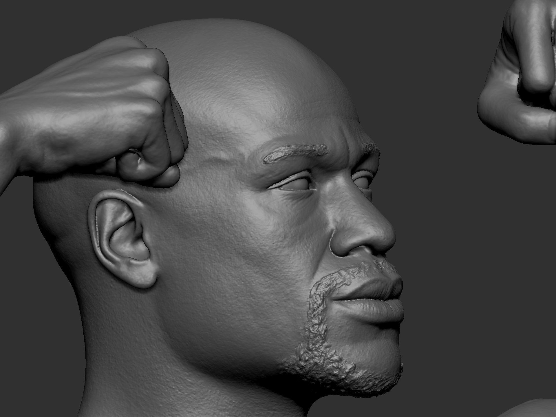 Floyd Mayweather Figure for 3d Printing 3D print model 3D print model_4