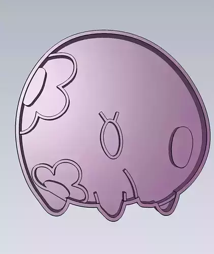 Pokemon Munna Cookie Cutter Stamp Cake Decorating