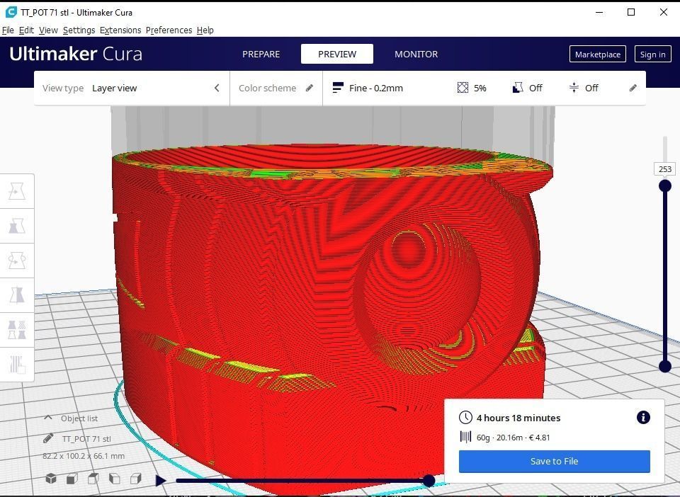 green lanter pot holder 71 3D print model_13