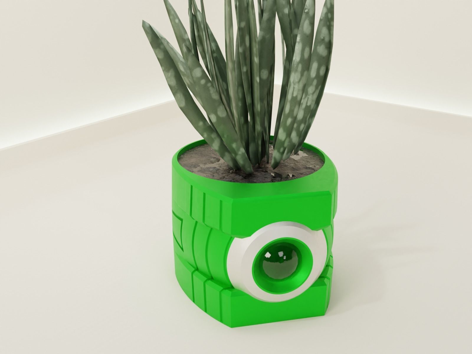 green lanter pot holder 71 3D print model_7