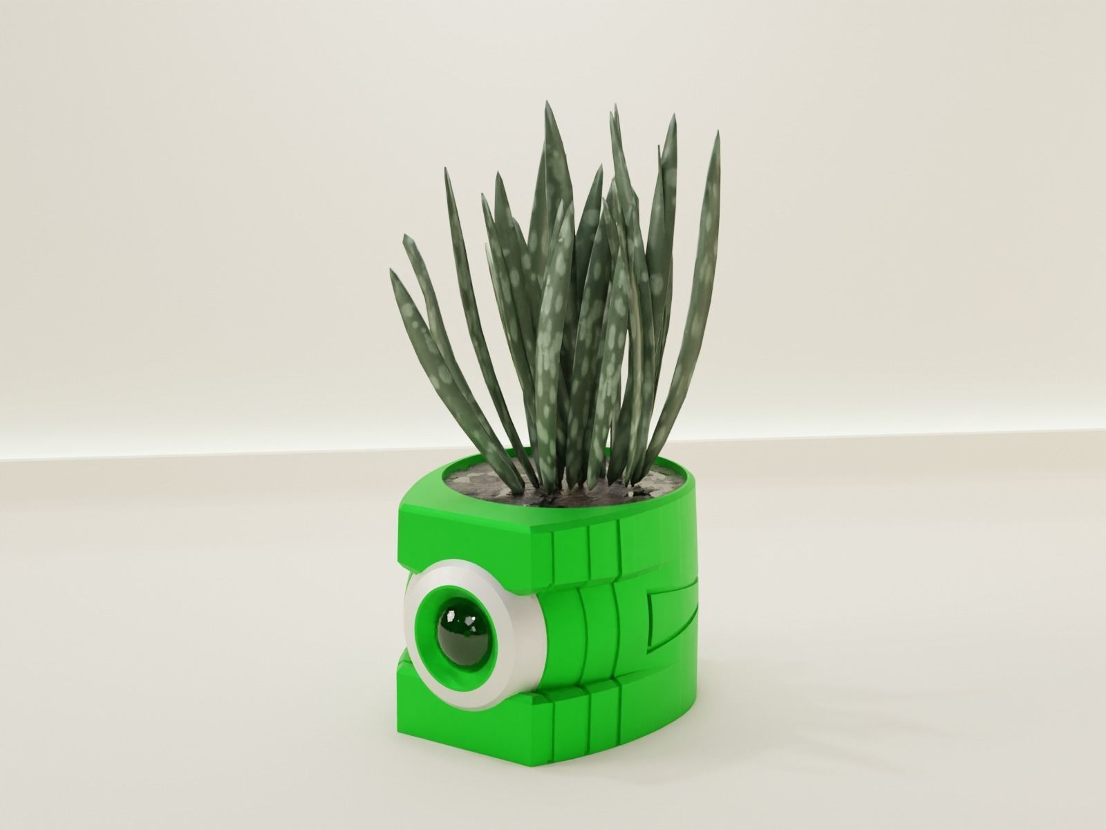 green lanter pot holder 71 3D print model_4