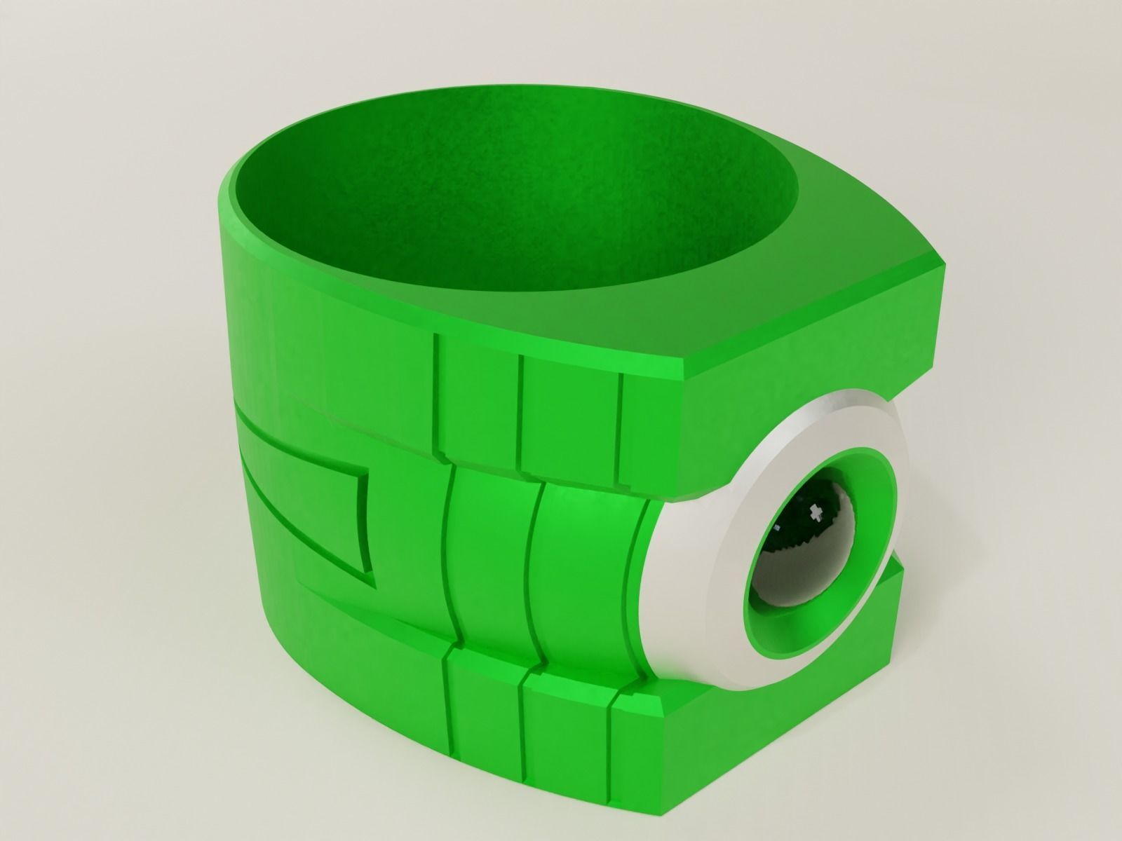 green lanter pot holder 71 3D print model_5