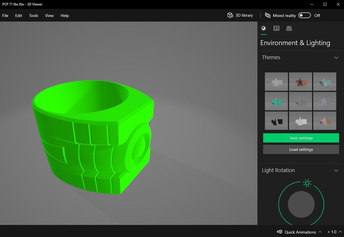green lanter pot holder 71 3D print model_17