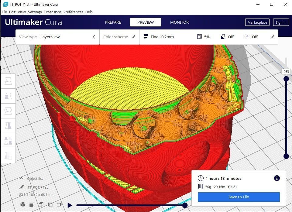 green lanter pot holder 71 3D print model_12