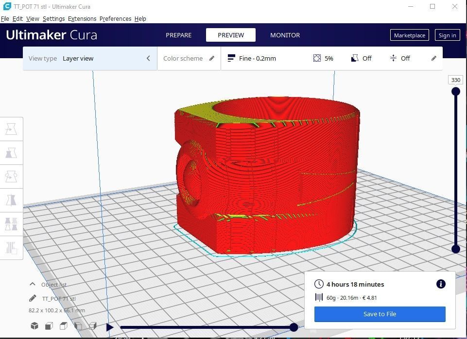 green lanter pot holder 71 3D print model_10