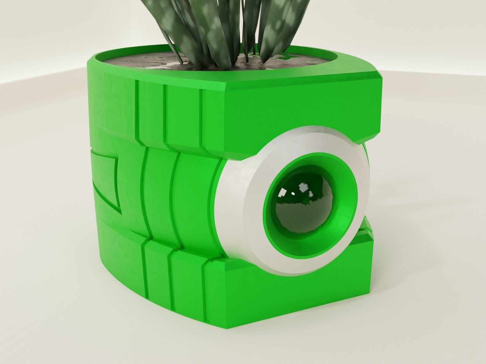 green lanter pot holder 71 3D print model_8