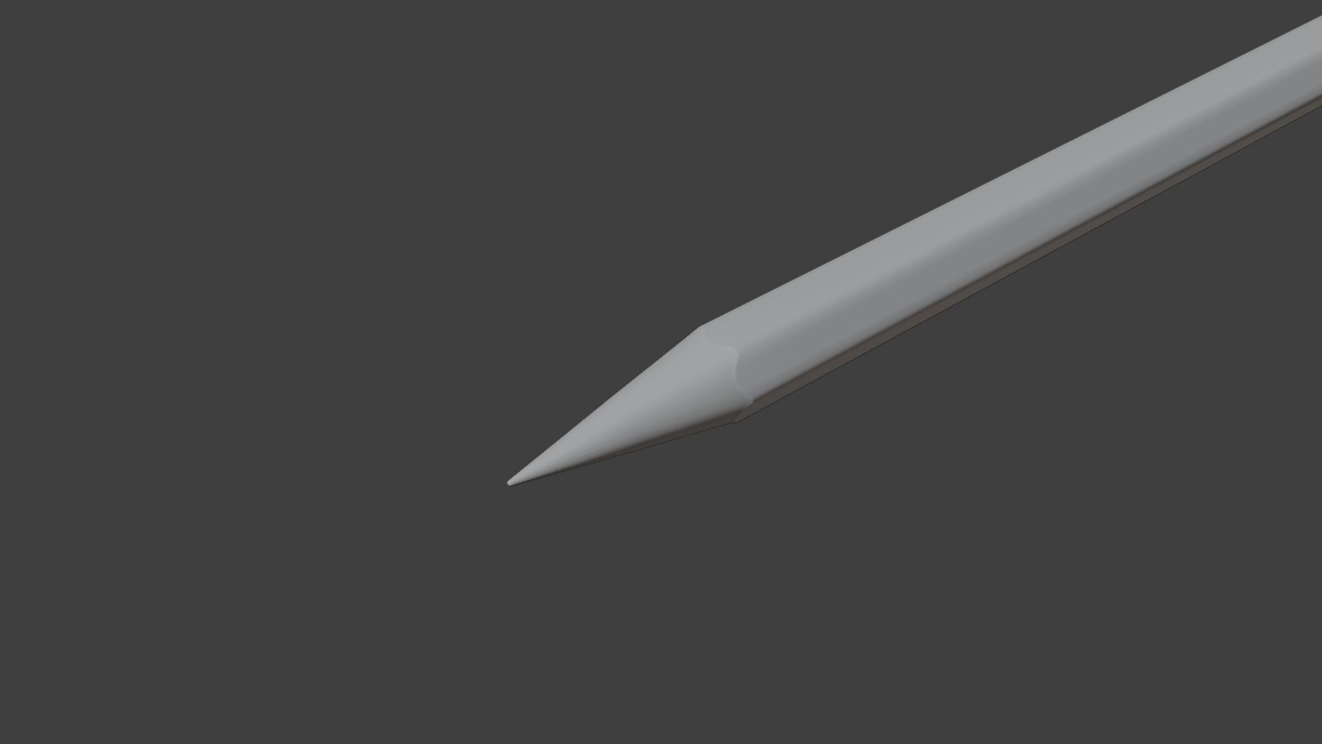 STAEDTLER NORIS PENCIL Low-poly 3D model_9