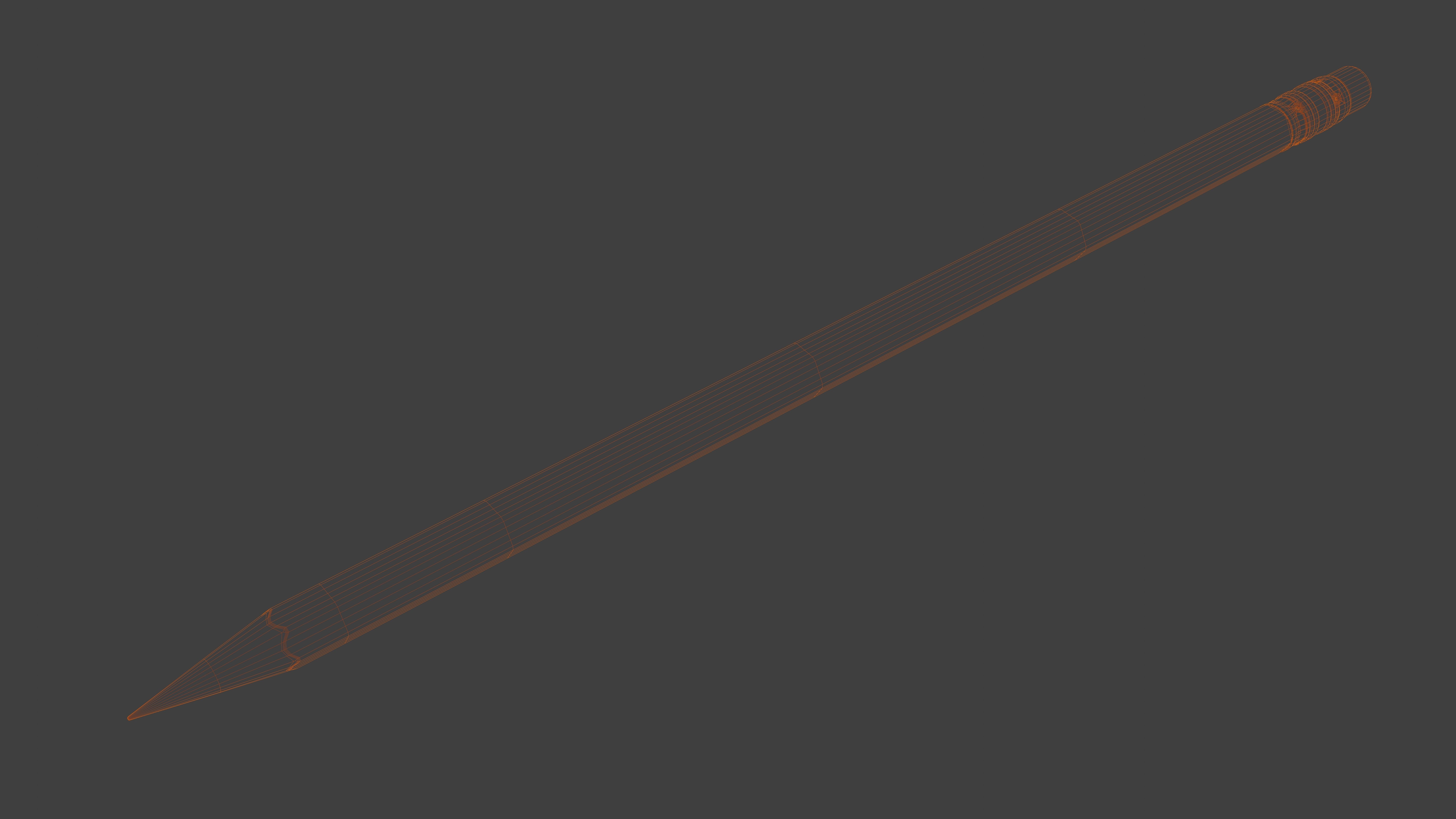 STAEDTLER NORIS PENCIL Low-poly 3D model_11
