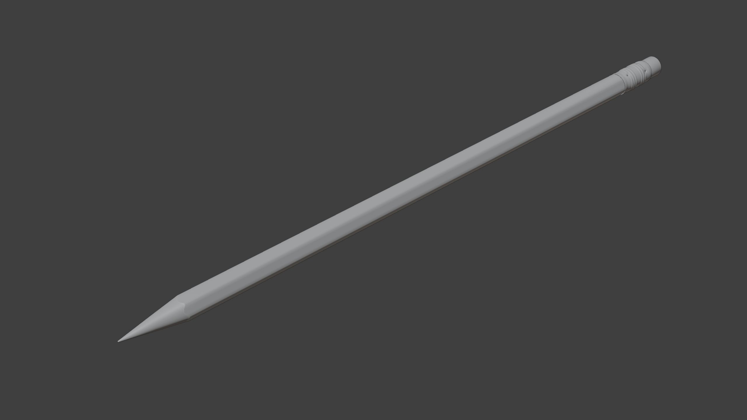 STAEDTLER NORIS PENCIL Low-poly 3D model_7