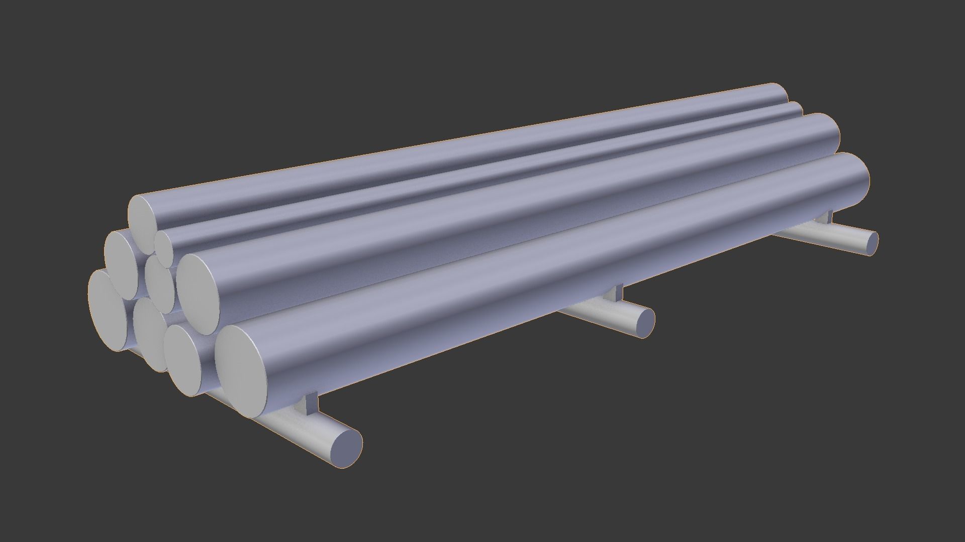 Log stack 3D model_7