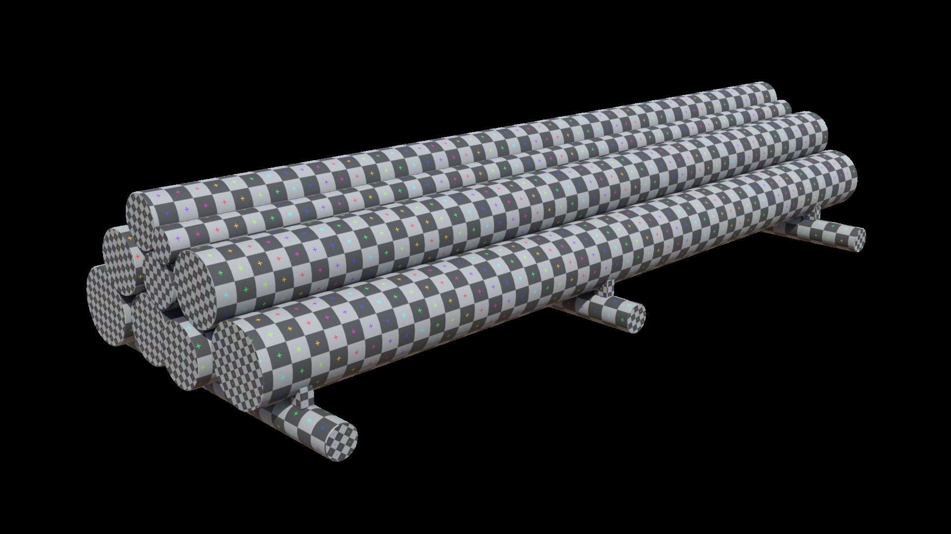 Log stack 3D model_10