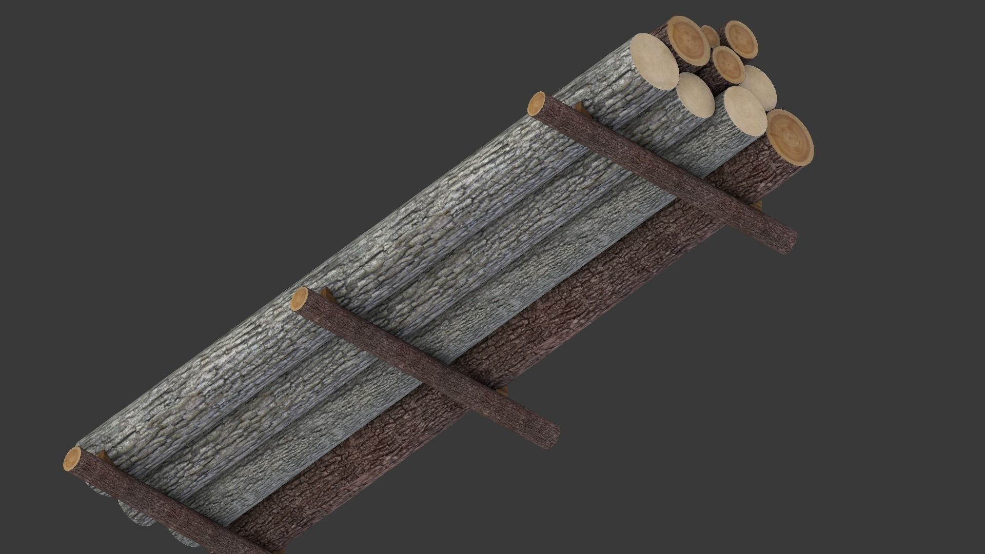 Log stack 3D model_16