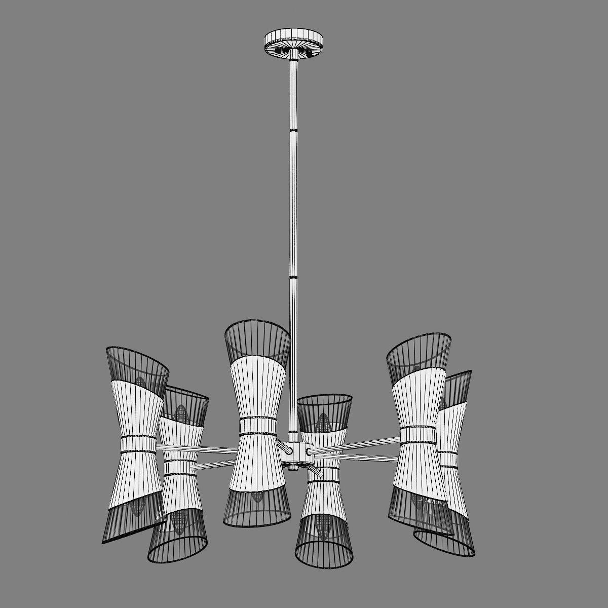 81712x Strato Lightstar chandelier 3D model_9