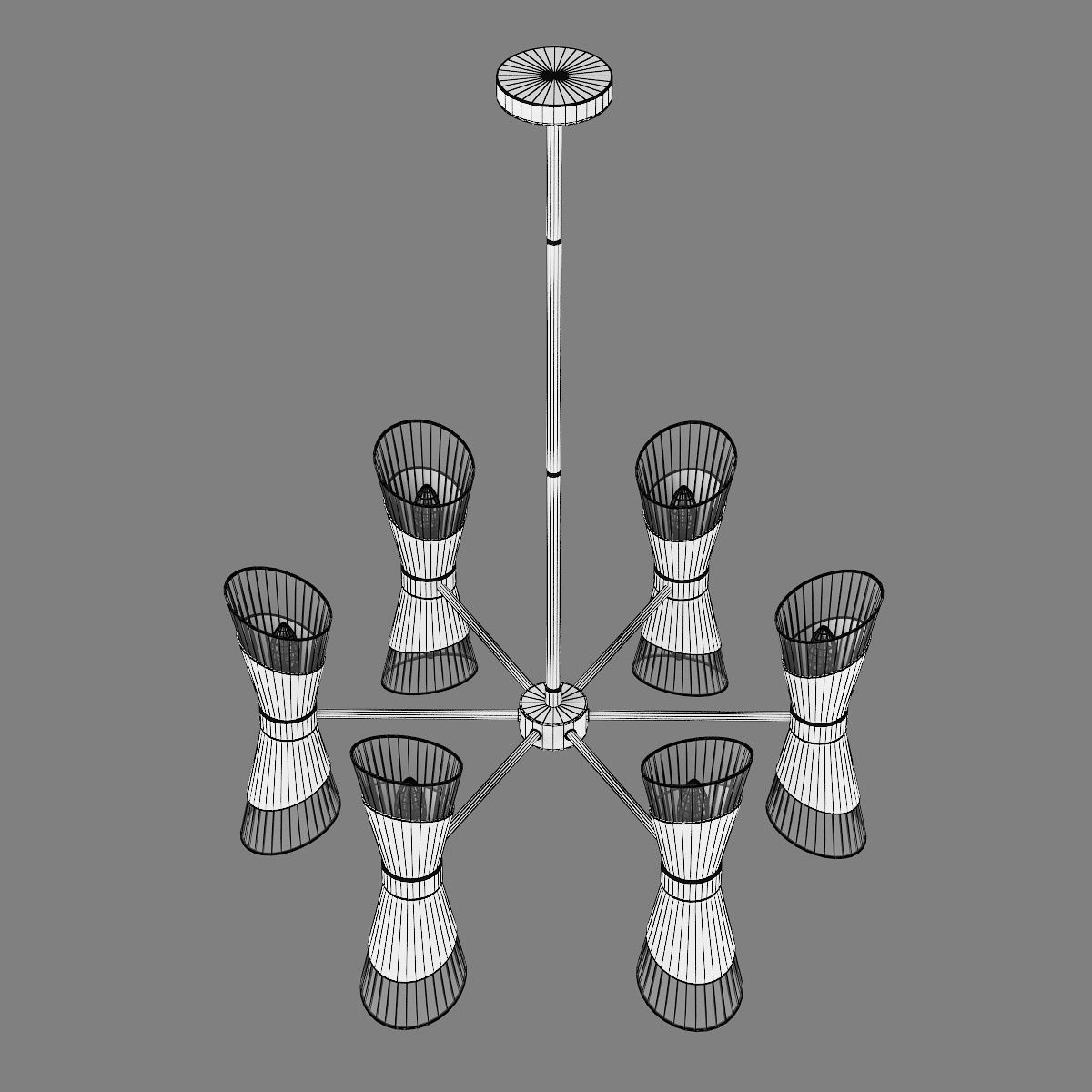 81712x Strato Lightstar chandelier 3D model_10