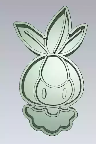Pokemon Petilil Cookie Cutter Stamp Cake Decorating
