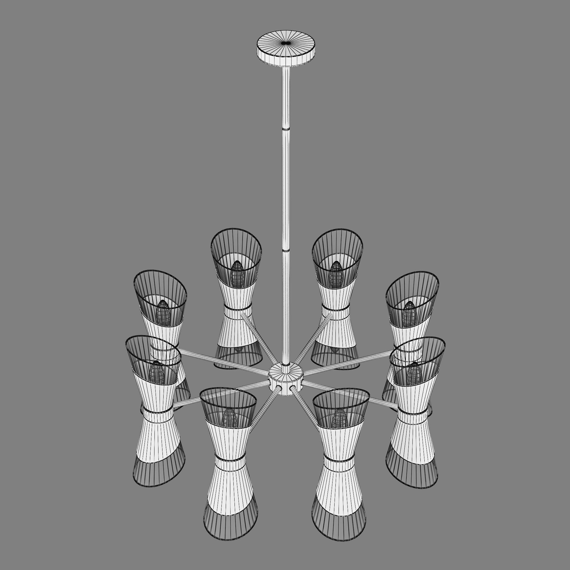 81716x Strato Lightstar chandelier 3D model_10
