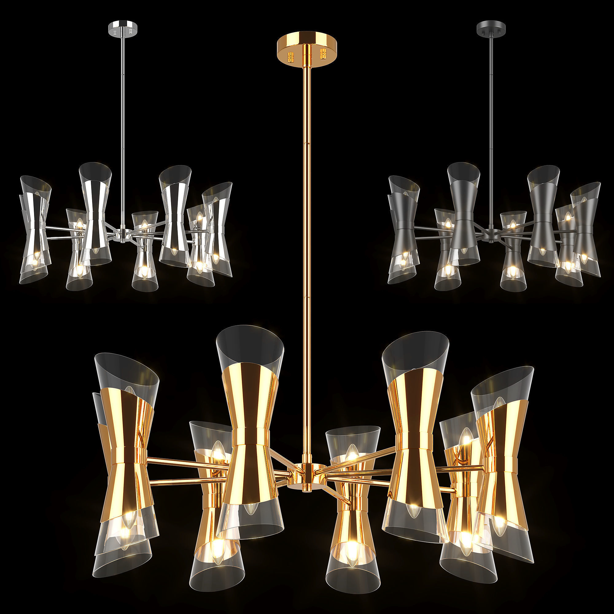 81716x Strato Lightstar chandelier 3D model_13