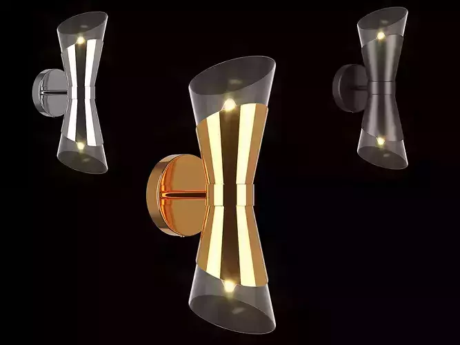 81762x Strato Lightstar sconce 3D model