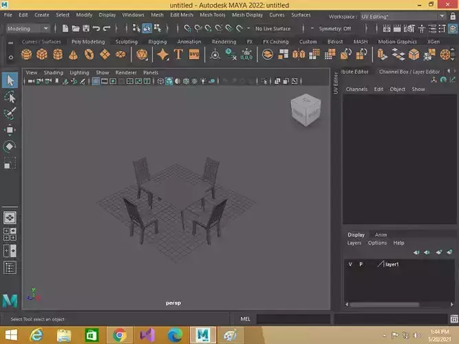 Wooden Table and Chairs