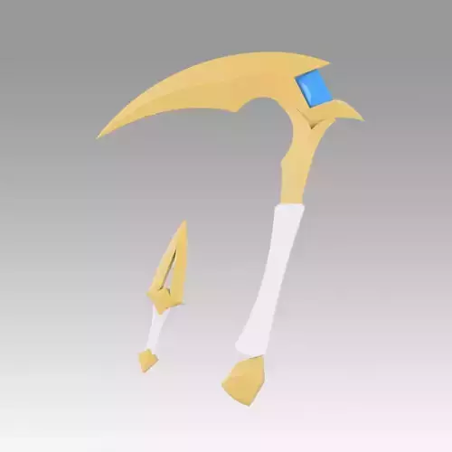 League Of Legends  Akali Double Sickle Cosplay Weapon Prop 3D print model League Of Legends  Akali Double Sickle Cosplay Weapon Prop 3D print model