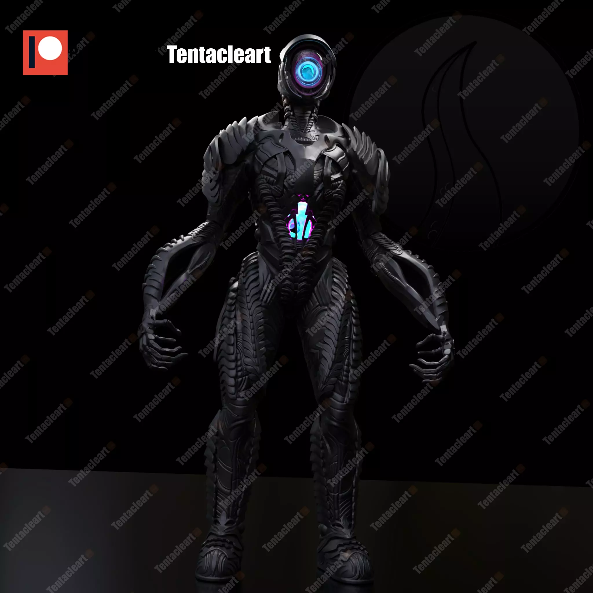 Lost in space robot 3D print model_0