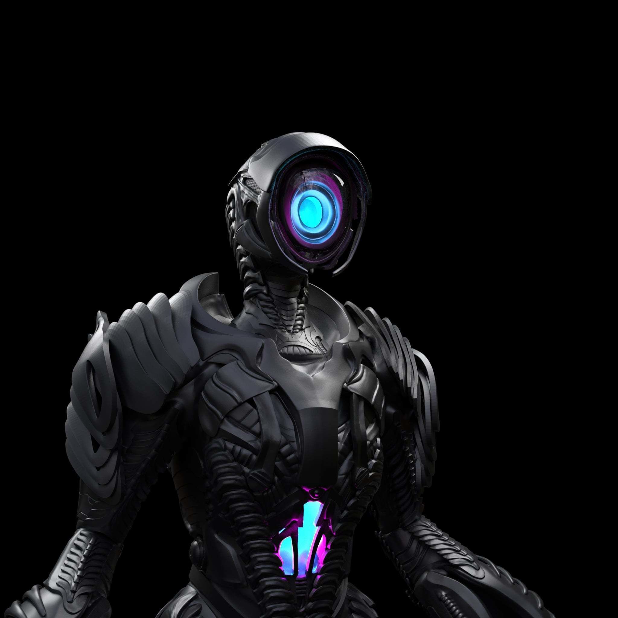 Lost in space robot 3D print model_1