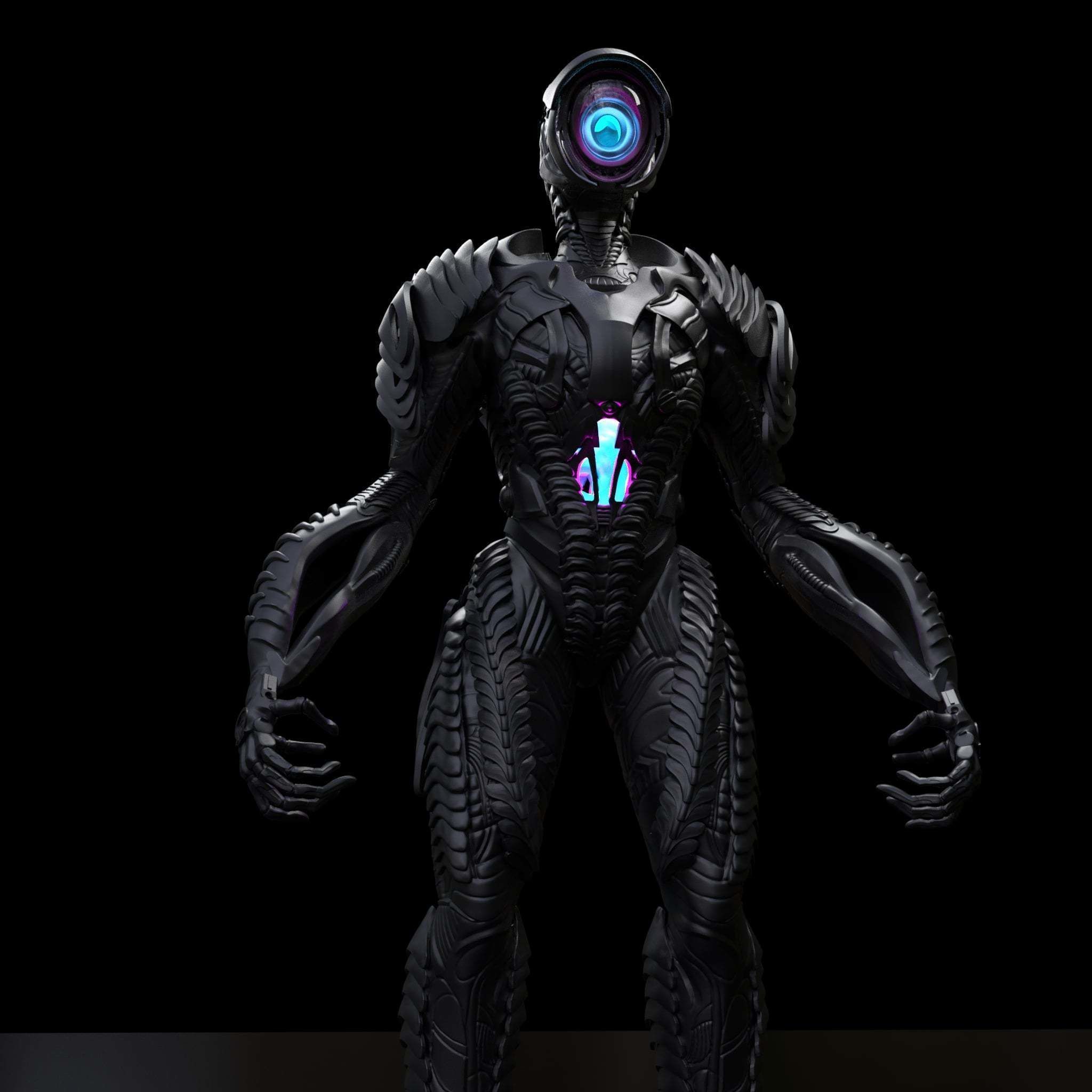 Lost in space robot 3D print model_3