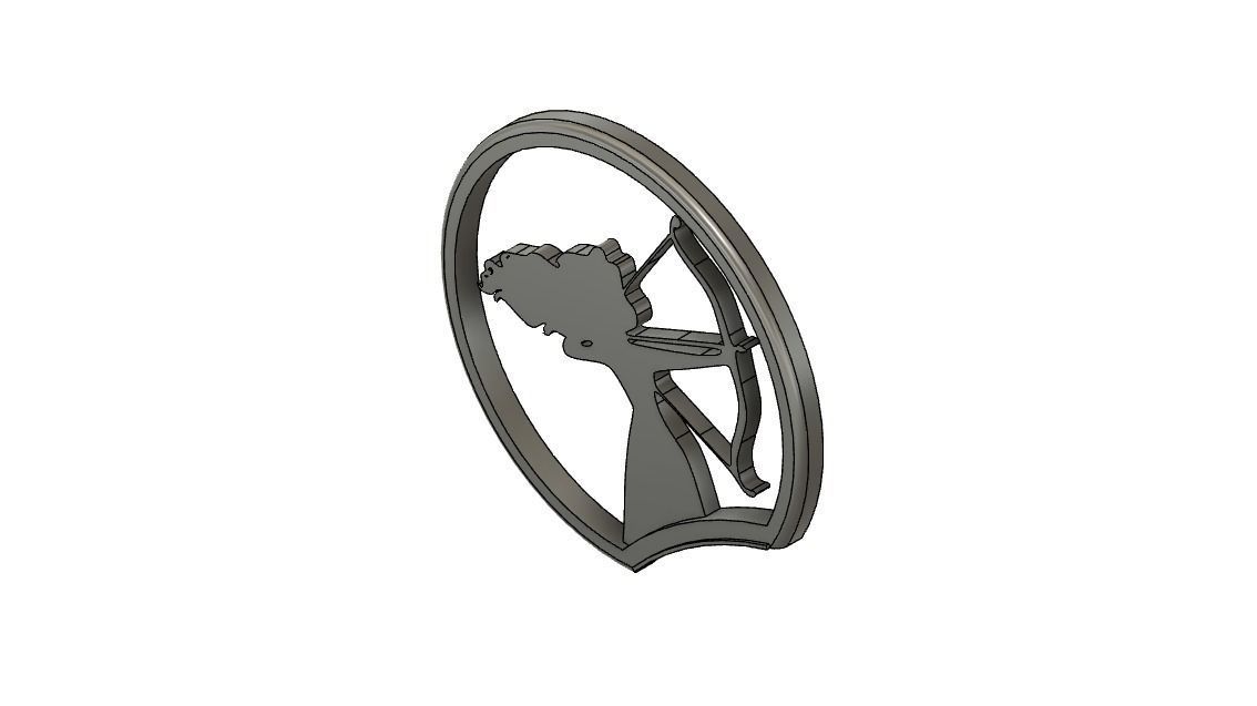 Slide on Mickey Mouse Ears Braves Merida and Bears 3D print model_3