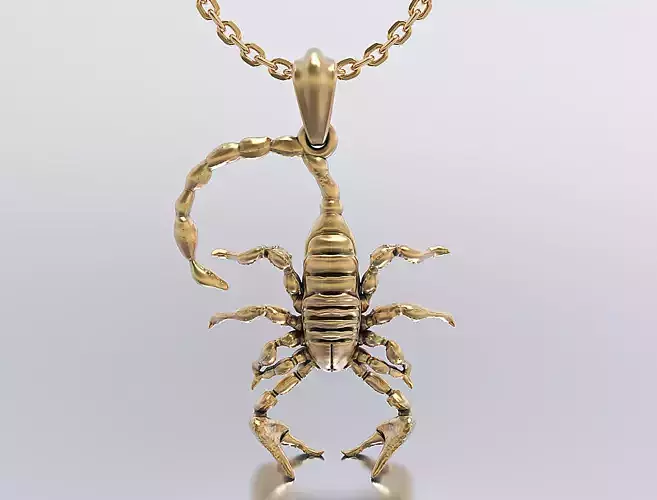 Scorpion pendant