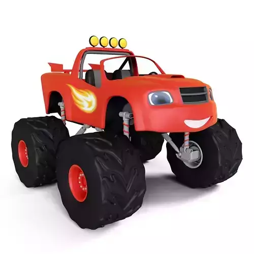 Toy Blaze from the cartoon Blaze and the monster machines 3D model