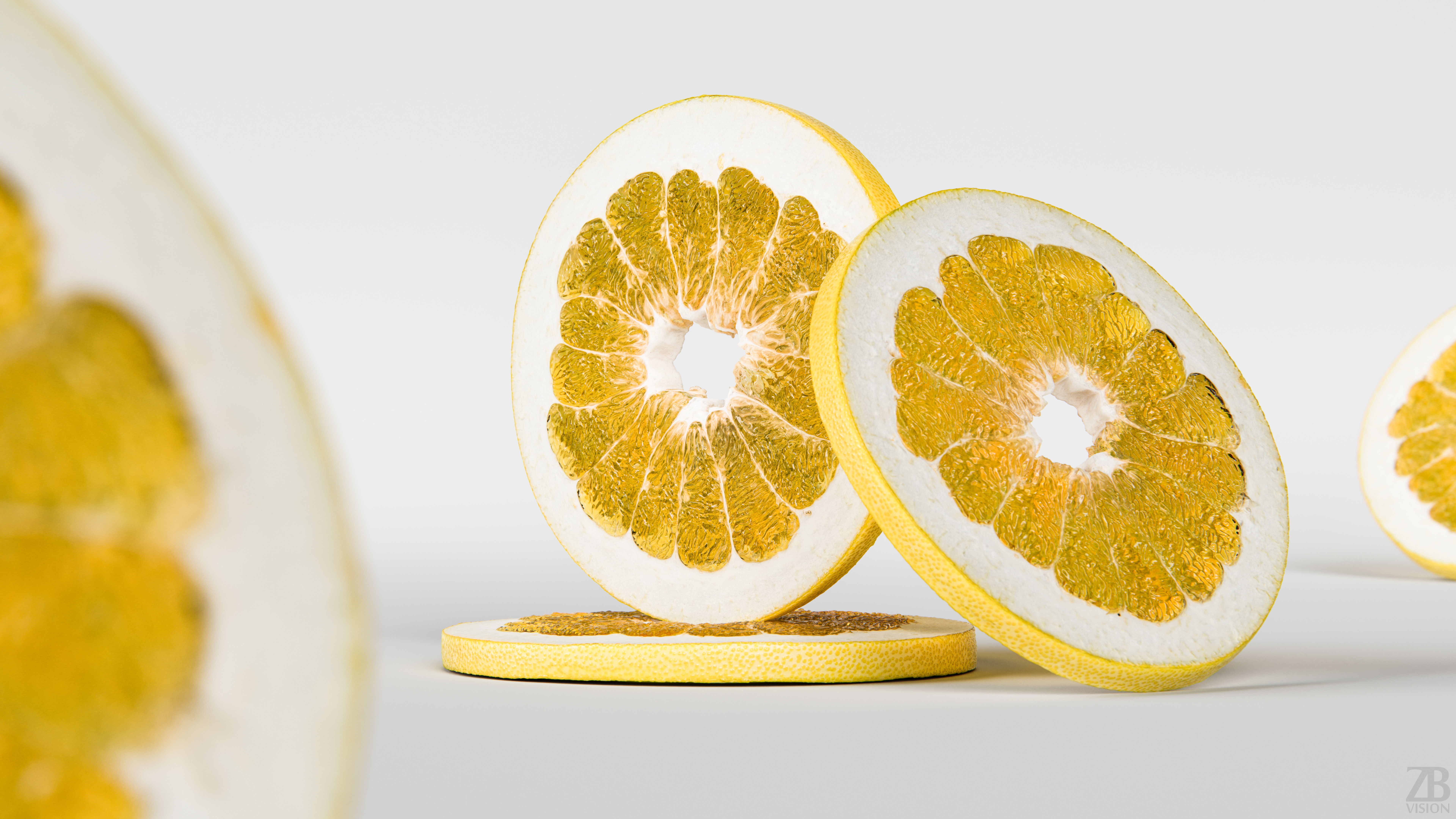 Pomelo Slice 3D model_1