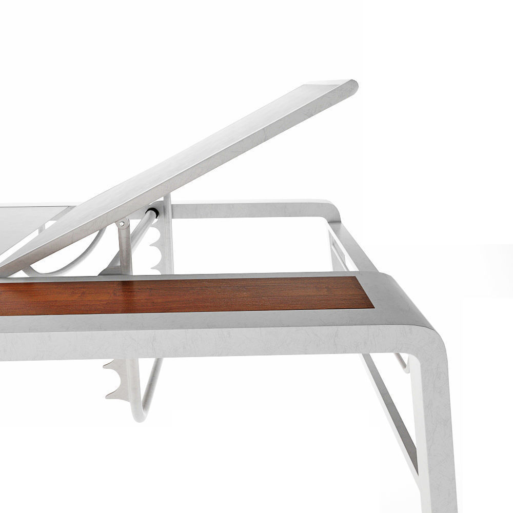 Sun lounger 3D model_2