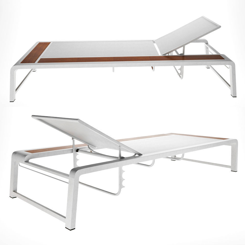Sun lounger 3D model_1