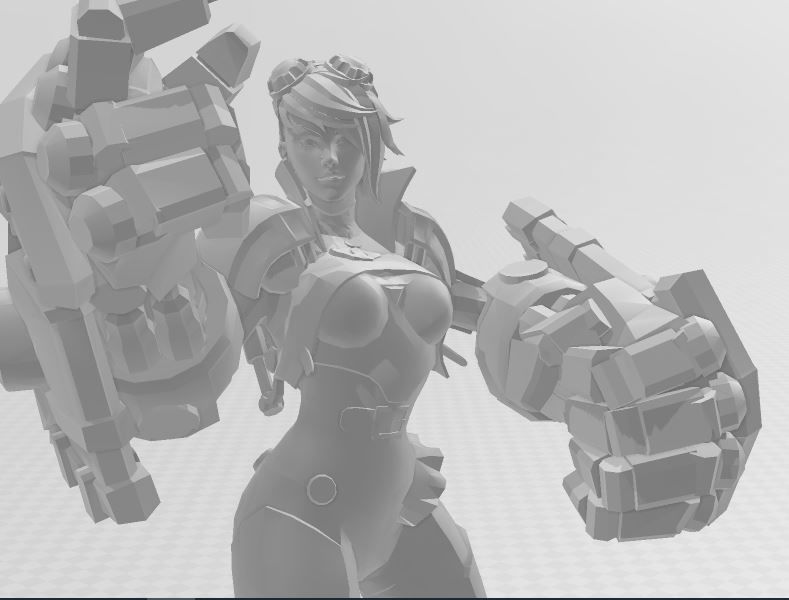 Vi League of Legends Wild Rift 3D print model_7