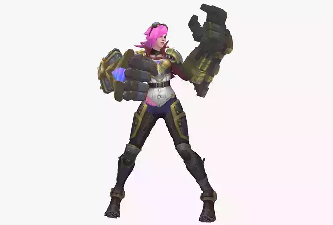 Vi League of Legends Wild Rift 3D print model