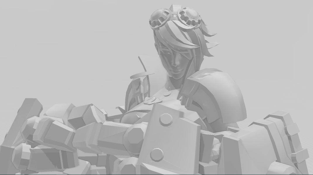 Vi League of Legends Wild Rift 3D print model_3