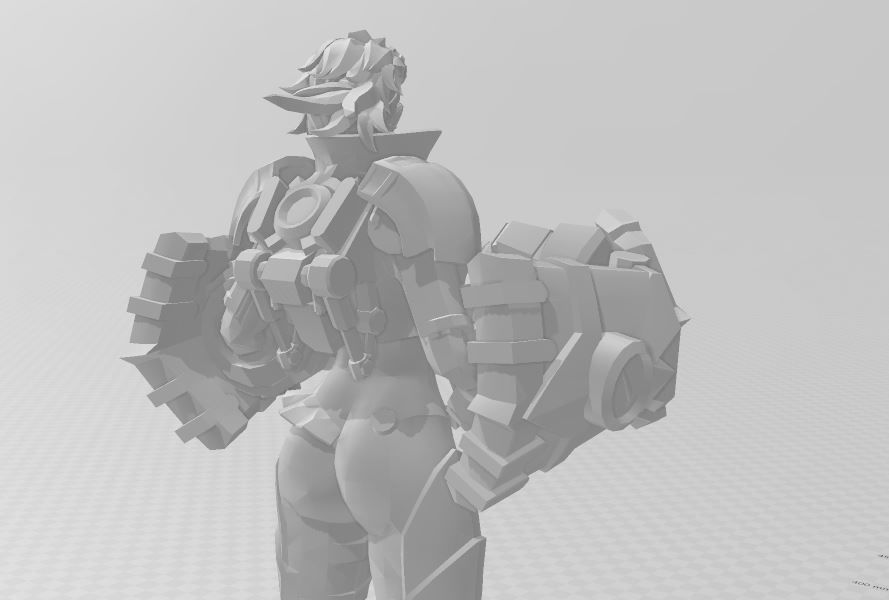 Vi League of Legends Wild Rift 3D print model_4