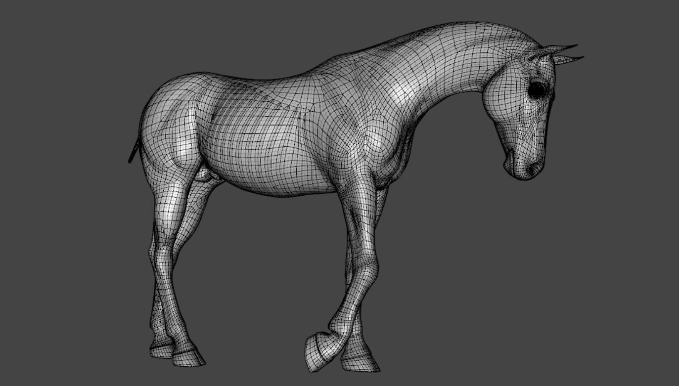 Horse 033 3D print model_12