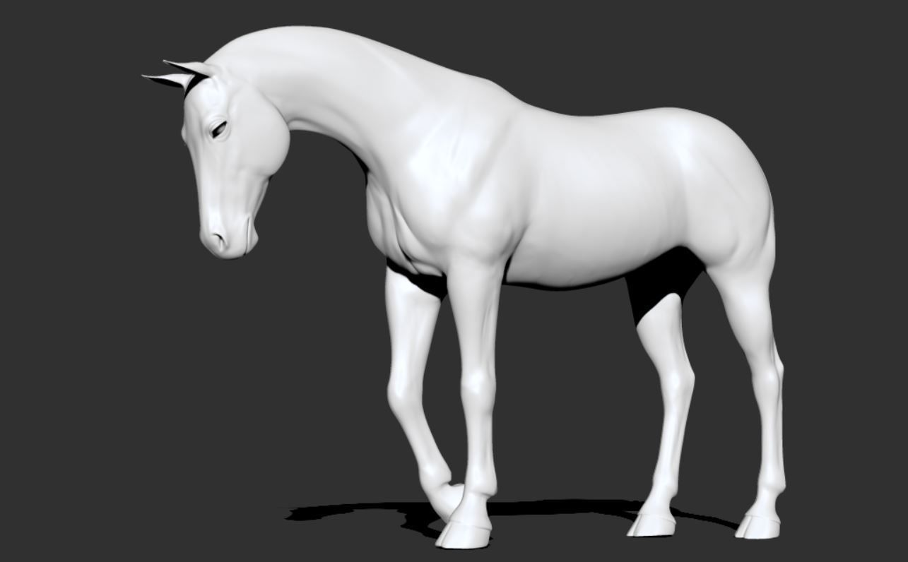 Horse 033 3D print model_7