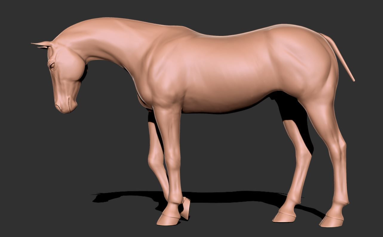 Horse 033 3D print model_4