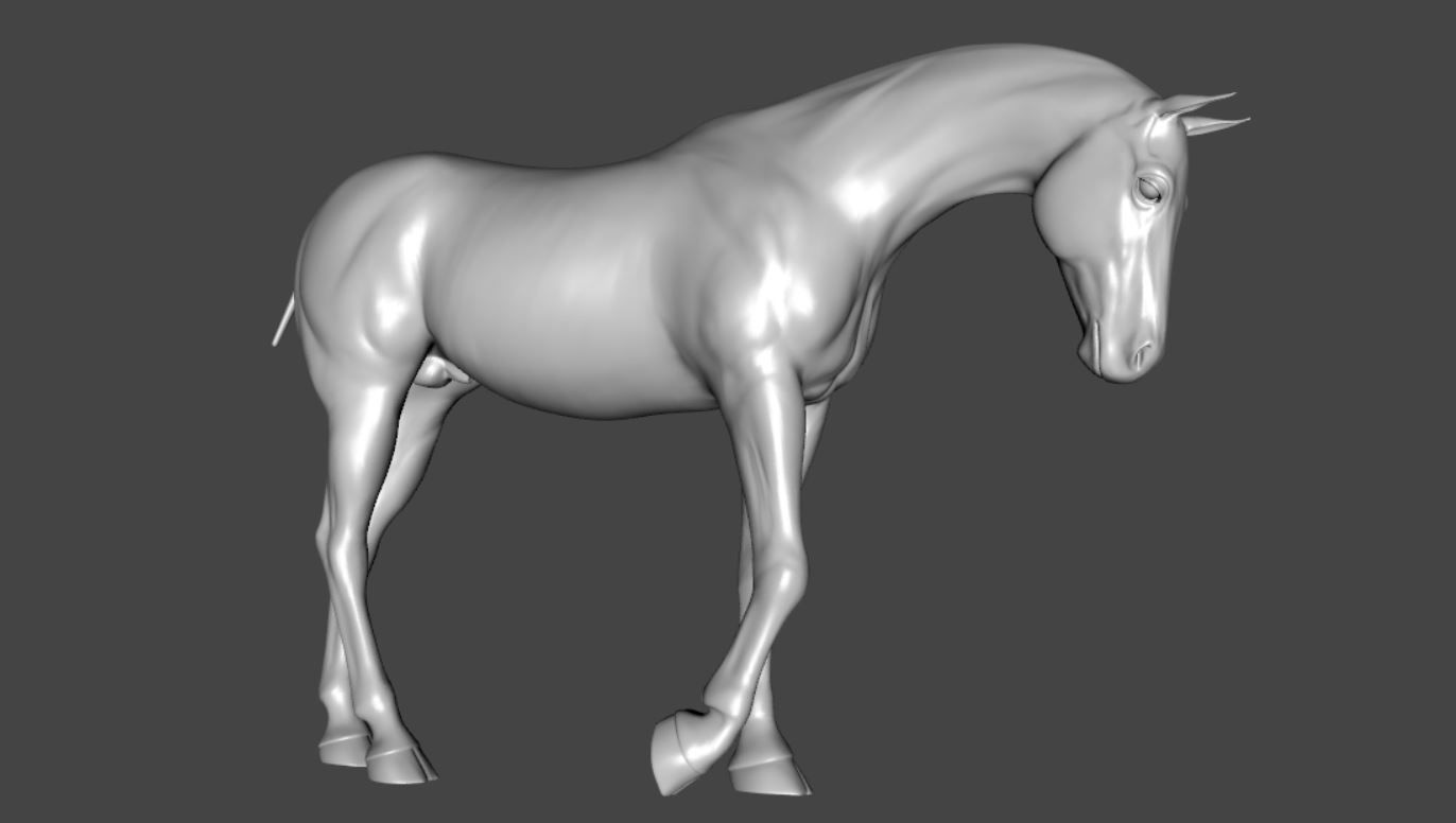 Horse 033 3D print model_10