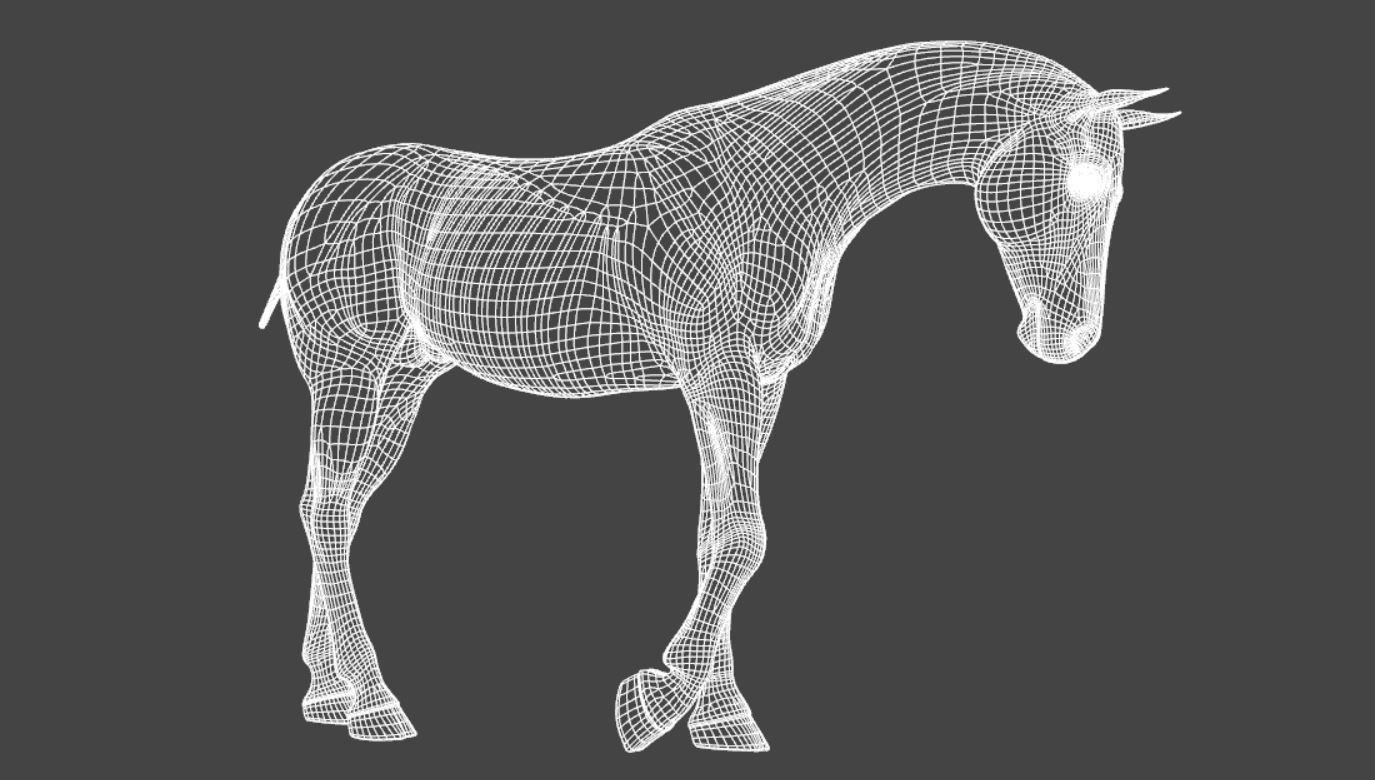 Horse 033 3D print model_11