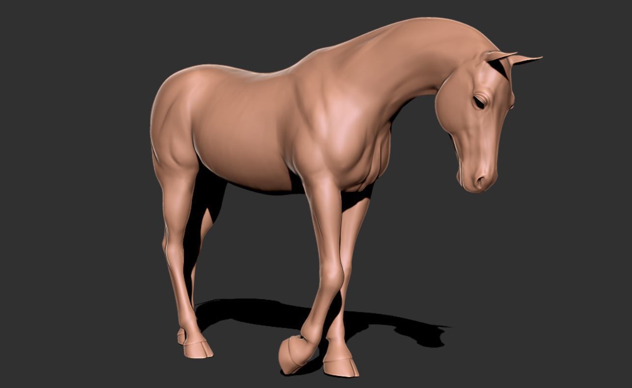 Horse 033 3D print model_9