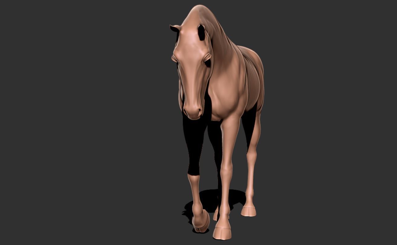 Horse 033 3D print model_6