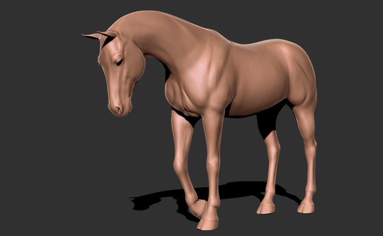 Horse 033 3D print model_5