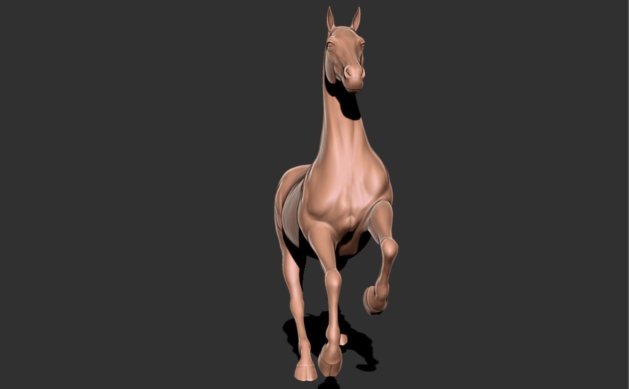Horse 035 3D print model_3